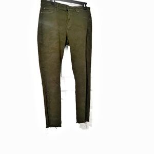 Articles Of Society subtle hint of camouflage Olive Skinny Jeans